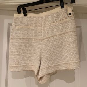 Proenza Schouler cream shorts